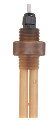 PEC-500F Titanium / CPVC low-conductivity sensor