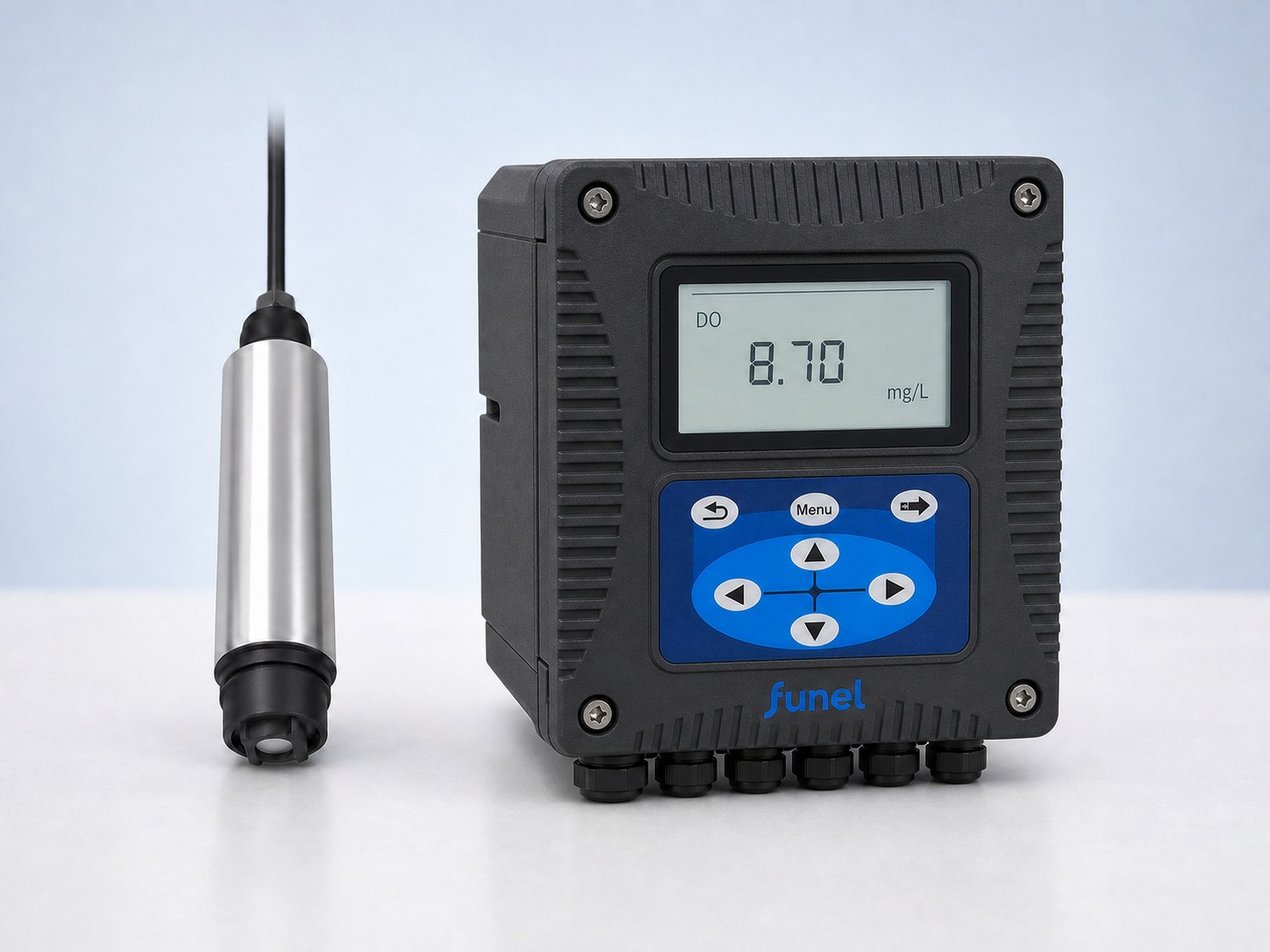 Analyzer oksigen terlarut fluoresensi FUNEL PFDO-800