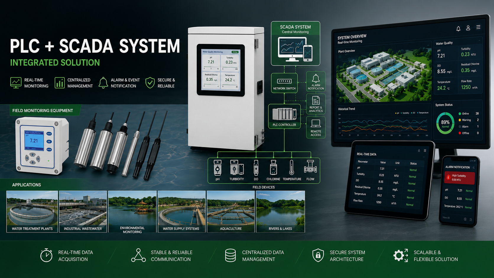 FUNEL PLC and SCADA system integration